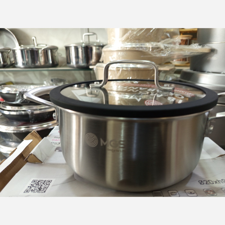 قابلمه استیل کف لیزری سایز 24 برند MGS