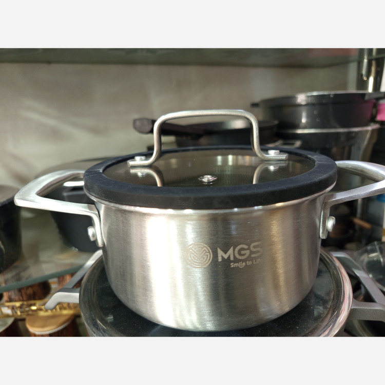 قابلمه استیل کف لیزری سایز 24 برند MGS